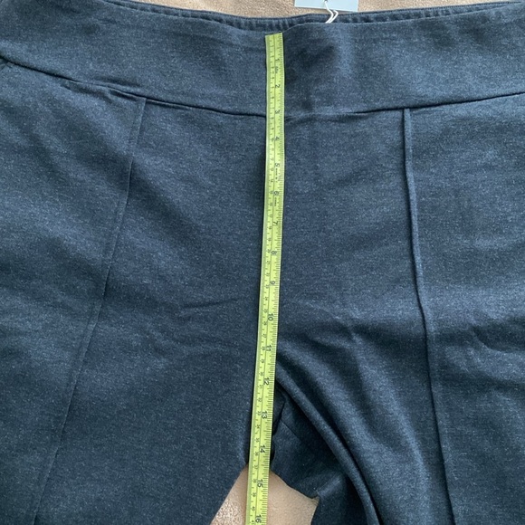 Garnet Hill Comfort Cropped Wide Leg Gray Pants Sz XL. - Picture 11 of 13